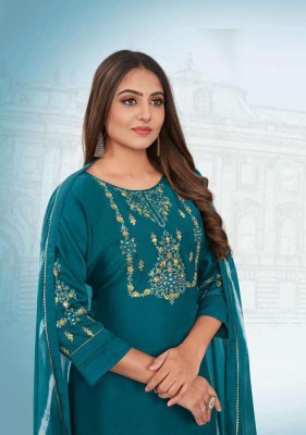 Ladies Flavour Noori  Hevay Chinon With Heavy Embroidery work ready made suits catalogue wholesale rate in Surat  kurtis catalogs