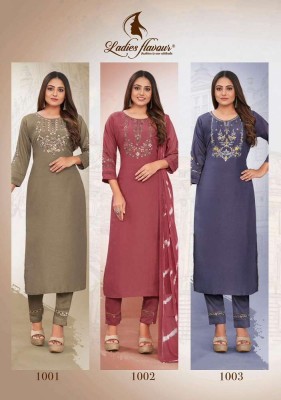 Ladies Flavour Noori  Hevay Chinon With Heavy Embroidery work ready made suits catalogue wholesale rate in Surat  kurtis catalogs