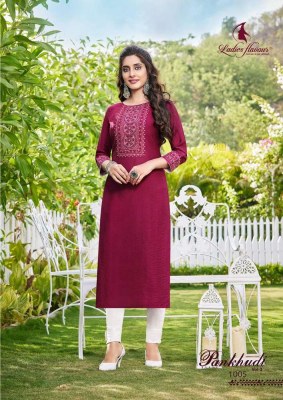 Ladies Flavour Pankhudi vol 3 Heavy Sequence embroidery work Kurti catalogue supplier  kurtis catalogs