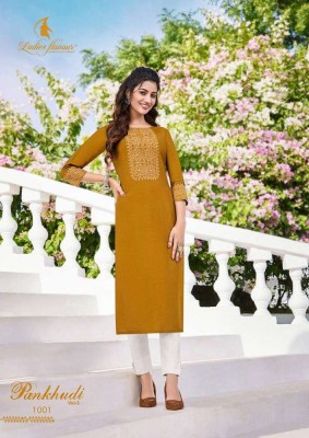 Ladies Flavour Pankhudi vol 3 Heavy Sequence embroidery work Kurti catalogue supplier  kurtis catalogs