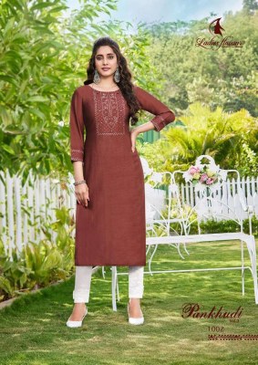 Ladies Flavour Pankhudi vol 3 Heavy Sequence embroidery work Kurti catalogue supplier  kurtis catalogs