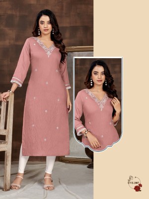 Ladies flavour by D No 3005 to 3010 present embroidered kurti catalogue  kurtis catalogs