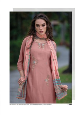 Ladies flavour by mirza pure chanderi modal with heavy embroidery and khatli work kurti pant and dupatta catalog at wholesale price readymade suit catalogs