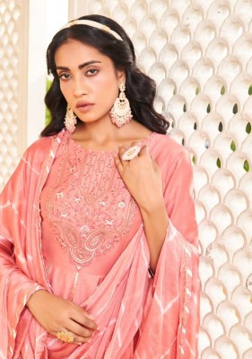 Ladies flavour lunch by keshvi Premium Festival leheriya Collection readymade sharara suit catalog at wholesale price pakistani suit catalogs