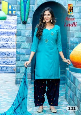 Ladle by Master Reyon embroidered work readymade patiyala with suit and dupatta catalogue at low price readymade suit catalogs