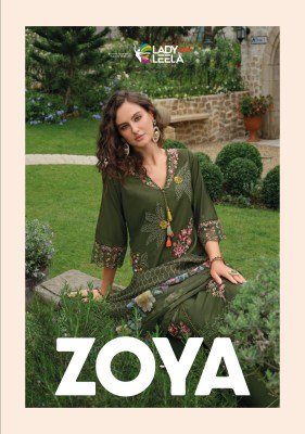 Lady Leela Zoya Designer Embroidered Viscose Silk Kurti Set with Organza Dupatta And Wholesale wholesale catalogs
