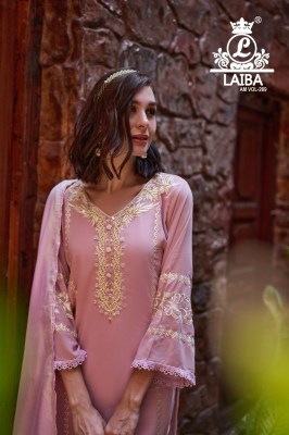 Laiba the designer studio by Am vol 269 pure georgette with beautiful embroidered work designer readymade suit catalogue   Laiba the designer studio 