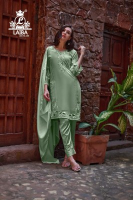 Laiba the designer studio by Am vol 269 pure georgette with beautiful embroidered work designer readymade suit catalogue   readymade suit catalogs