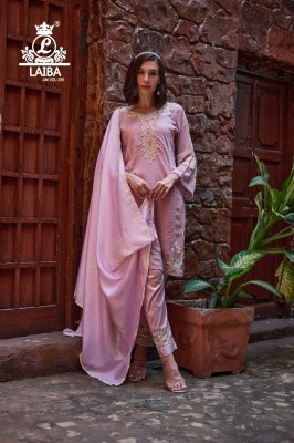 Laiba the designer studio by Am vol 269 pure georgette with beautiful embroidered work designer readymade suit catalogue   readymade suit catalogs