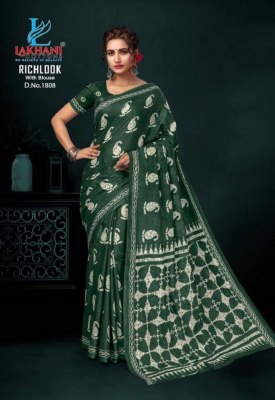 Lakhani by Rich Look Vol 18 exclusive heavy cotton printed saree catalogue at low rate sarees catalogs