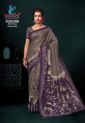 Lakhani by Rich Look Vol 18 exclusive heavy cotton printed saree catalogue at low rate sarees catalogs