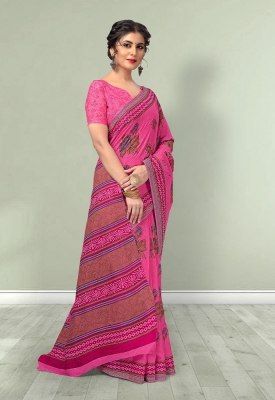 Lakhani by magic printed pure cotton saree with blouse catalogue sarees catalogs