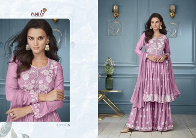 Lakhnavi vol 3 by vamika Exclusive super hit fancy sharara suit catalogue at affordable rate fancy sharara suit Catalogs