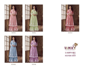 Lakhnavi vol 4 by Vamika exclusive fancy shara suit catalogue at affordable rate readymade suit catalogs