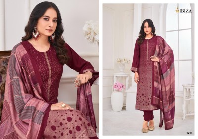 Lavender by IBIZA Pure Viscose Pashmina Handwork Unstitched Salwar Suit catalogue  salwar kameez catalogs