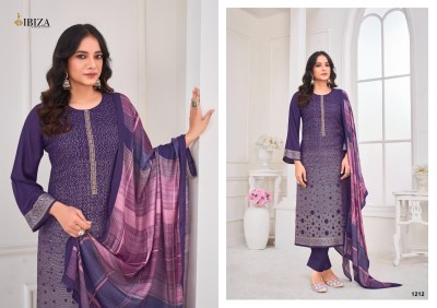 Lavender by IBIZA Pure Viscose Pashmina Handwork Unstitched Salwar Suit catalogue  salwar kameez catalogs