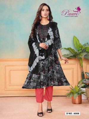 Lavya 2 by Paavi Heavy Rinkle reyon printed flared kurti pant and dupatta catalogue kurti pant with dupatta Catalogs