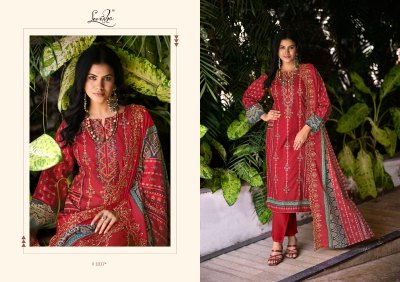 Levisha by Binsaeed cambric cotton embroidered dress material catalogue at low rate salwar kameez catalogs