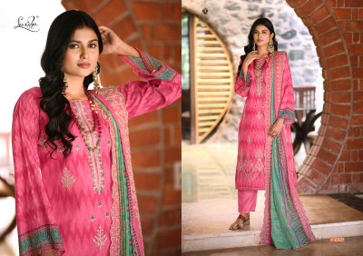 Levisha by Binsaeed cambric cotton embroidered dress material catalogue at low rate salwar kameez catalogs