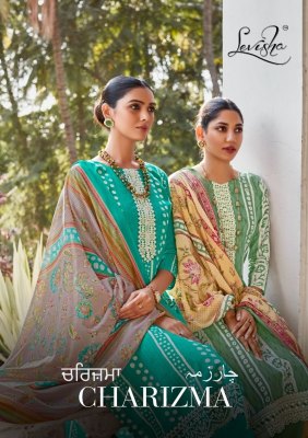 Levisha by Charizma present lawn cotton printed unstitched dress material catalogue at affordable rate  Levisha