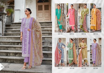 Levisha by Charizma present lawn cotton printed unstitched dress material catalogue at affordable rate  salwar kameez catalogs