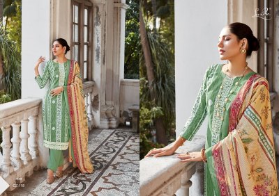 Levisha by Charizma present lawn cotton printed unstitched dress material catalogue at affordable rate  salwar kameez catalogs