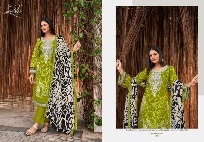 Levisha by Naira nx vol 3 cambric cotton embroidered pakistani suit catalogue at affordable rate pakistani suit catalogs