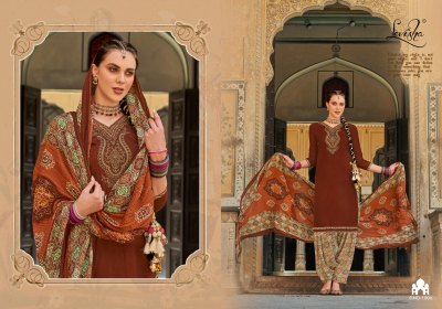 Levisha by Nikhar Patiyala designer embroidered unstitched salwar suit catalogue at low rate salwar kameez catalogs