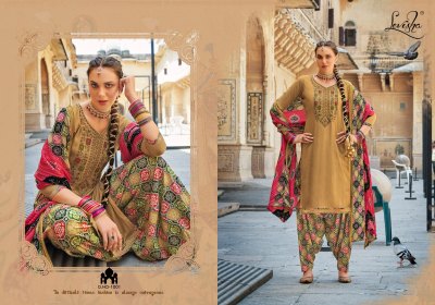 Levisha by Nikhar Patiyala designer embroidered unstitched salwar suit catalogue at low rate salwar kameez catalogs