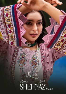 Levisha by Shehnaz vol 2 cambric cotton embroidered karachi suit catalogue at low rate Levisha