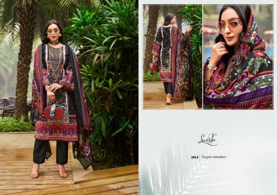 Levisha by Shehnaz vol 2 cambric cotton embroidered karachi suit catalogue at low rate Karachi suits catalogs