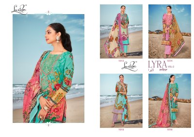 Levisha by lyra vol 2 camric cotton fancy pakistani suit catalogue at amaviexpo pakistani suit catalogs