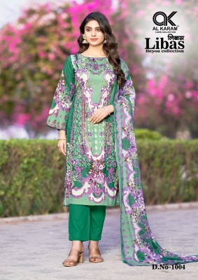 Libas vol 1 by Al Karam Pure Viscose Rayon Digital Print dress material catalogue at affordable rate dress material catalogs