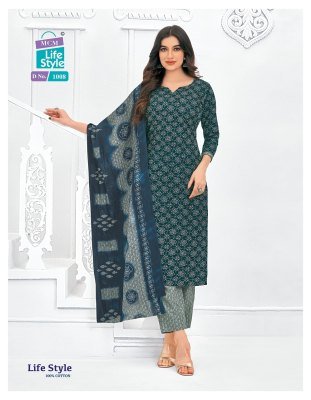 Lifestyle Vol 10 by MCM Pure cotton printed kurti bottom and dupatta catalogue readymade suit catalogs
