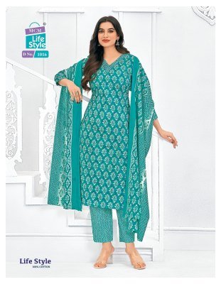 Lifestyle Vol 10 by MCM Pure cotton printed kurti bottom and dupatta catalogue readymade suit catalogs