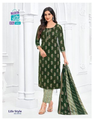 Lifestyle Vol 10 by MCM Pure cotton printed kurti bottom and dupatta catalogue readymade suit catalogs