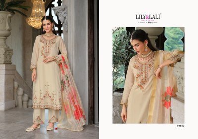 Lily And Lali Sarvari Designer Chinon Silk Suit Set with Hand Embroidery And Exclusive Dupatta Work Wholesale kurtis catalogs