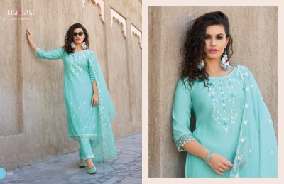 Lily and Lali by Aasmani present embroidered readymade suit catalogue readymade suit catalogs