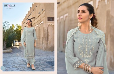 Lily and Lali by Aasmani present embroidered readymade suit catalogue readymade suit catalogs