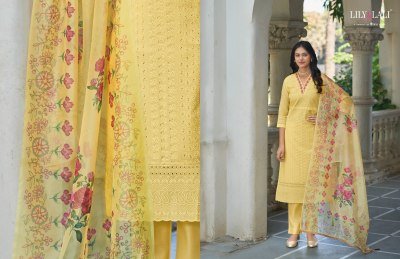 Lily and Lali by Kashish bored schiffli handwork readymade suit catalogue  readymade suit catalogs
