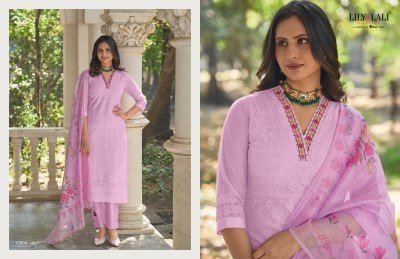 Lily and Lali by Kashish bored schiffli handwork readymade suit catalogue  readymade suit catalogs