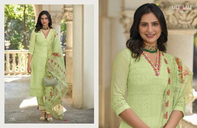 Lily and Lali by Kashish bored schiffli handwork readymade suit catalogue  readymade suit catalogs