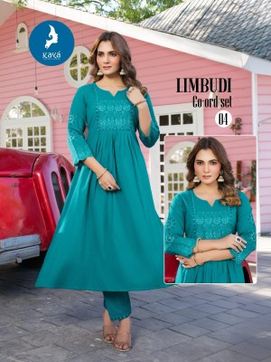 Limbudi by Kaya Cotton Flex Super quality Co ord set at affordable rate kurtis catalogs