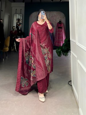 Liva by ethnic dress Collection Roman silk Floral printed readymade suit catalogue at affordable rate readymade suit catalogs