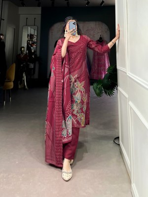 Liva by ethnic dress Collection Roman silk Floral printed readymade suit catalogue at affordable rate readymade suit catalogs