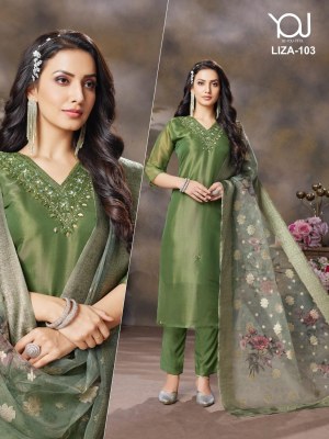 Liza by Wanna heavy simar embroidered readymade suit catalogue at affordable rate readymade suit catalogs