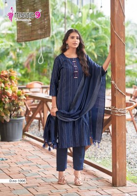 Liza vol 1 by Maystic 9 Premium Quality Cotton Handloom Straight kurti pant and dupatta catalogue at affordable rate  readymade suit catalogs