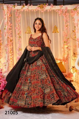 Lucaya vol 21 by Lucaya Heavy air tex Chinon Flair Gown Catalogue at low price gown catalogs