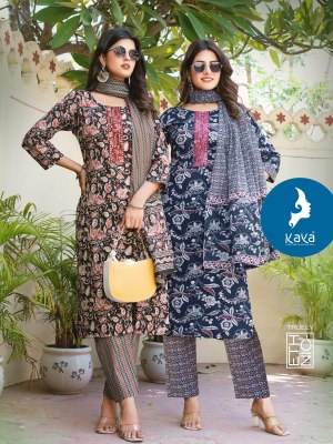 MAnisha by kaya 3 piece Straight cut top bottom and dupatta catalogue at affordable rate  readymade suit catalogs