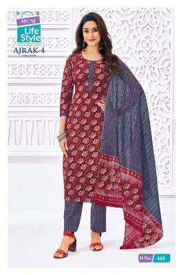 MCM Ajrak Vol 4 Kurti Pant With Dupatta set Cataloge  readymade suit catalogs